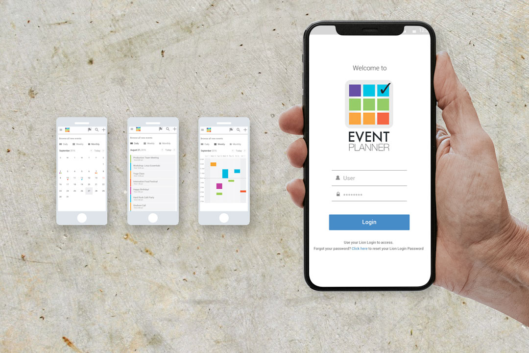 Event Planner App Design